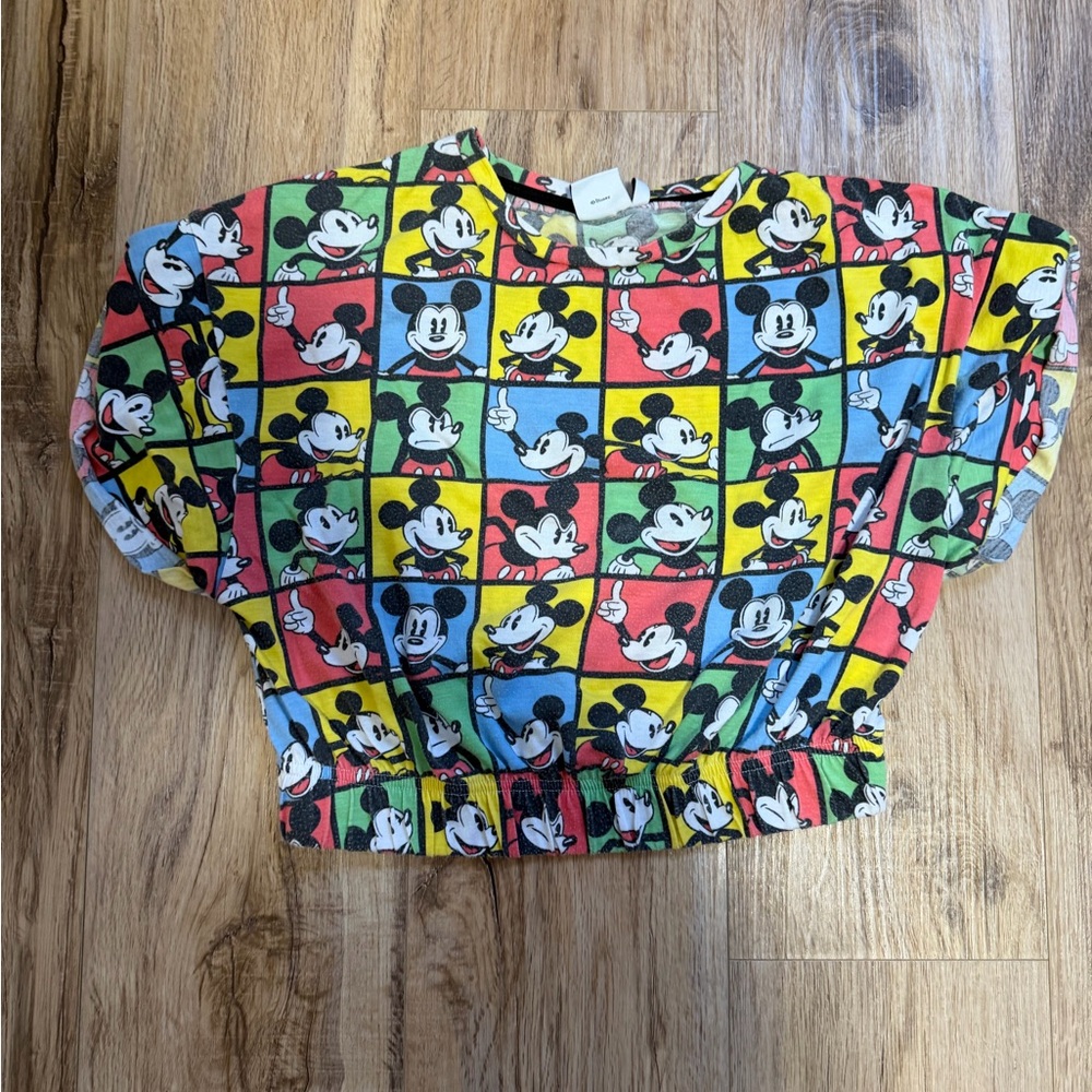 Vintage Mickey Mouse Crop Top